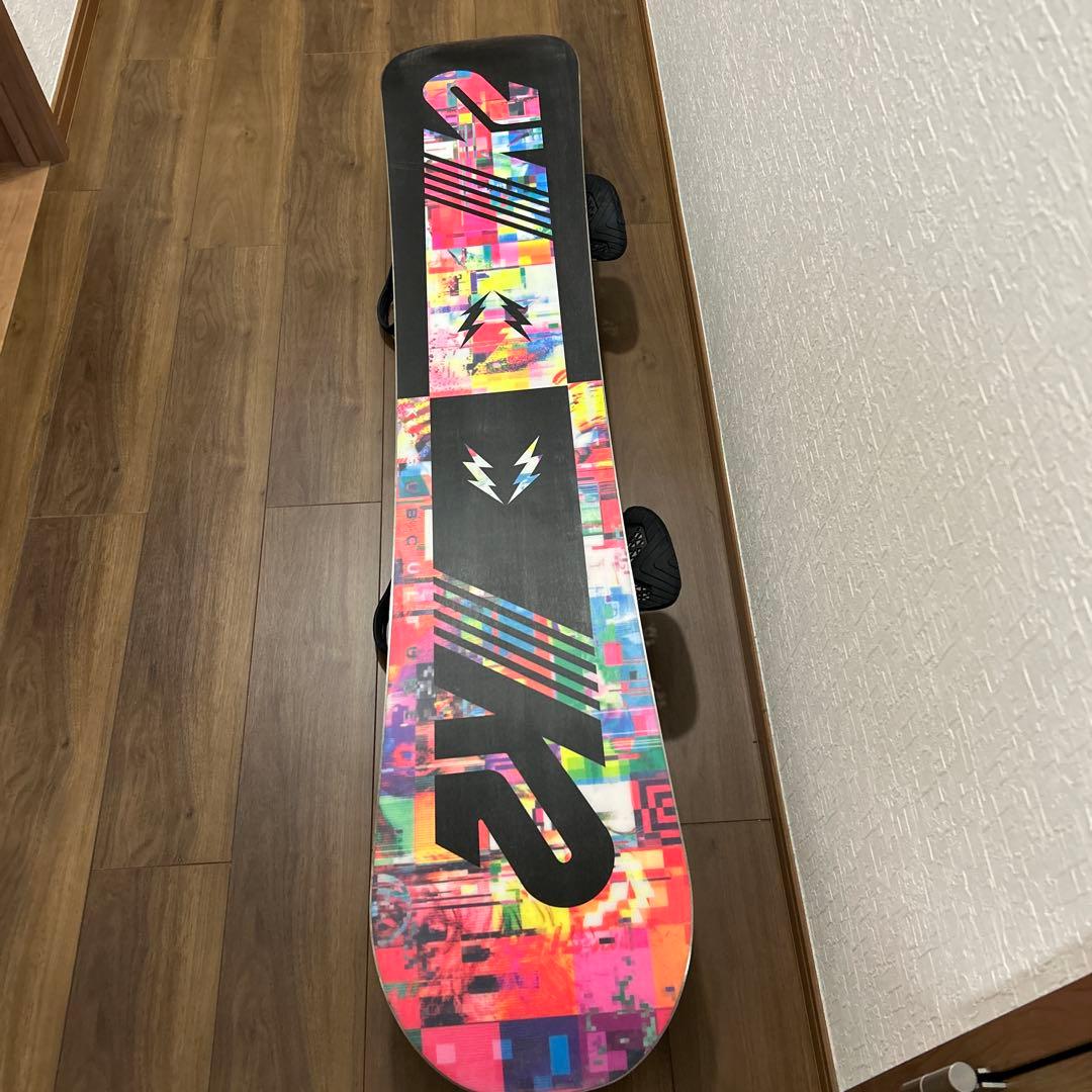 K2 カラフルスノーボード ビンディングセット