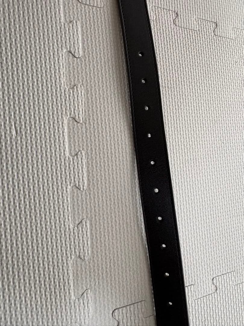 コムデギャルソン　HUGE LOGO BELT ロゴ　レザーベルト