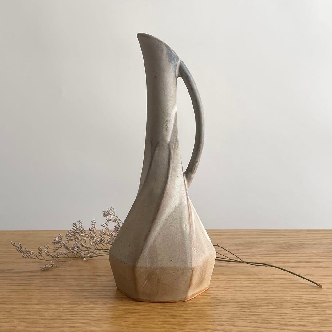 ビンテージVASE フラワーベース 面取 一輪挿し 花瓶 フラワーベース 北欧