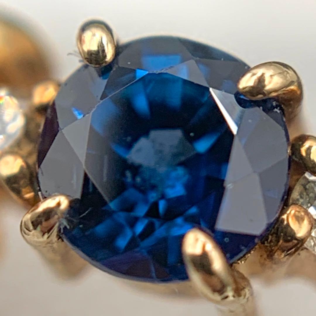 ジュエリーマキ　K9 サファイア ダイヤ 11号 レディースリング　ゴールド