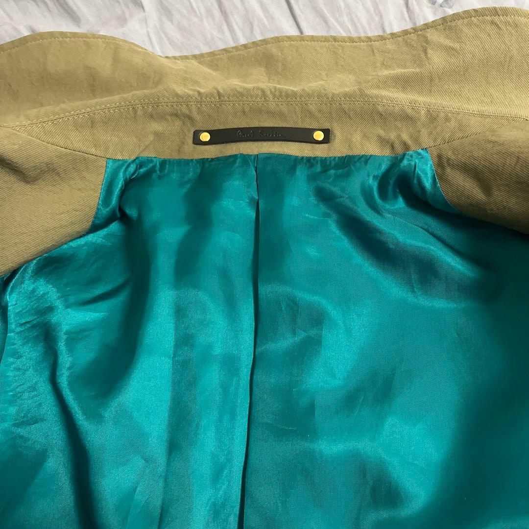 【美品】日本製Paul Sumith トレンチコート Sサイズカーキ
