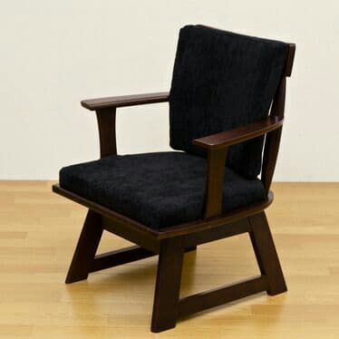 HONOKA　ダイニング回転式チェア　DBR/NA