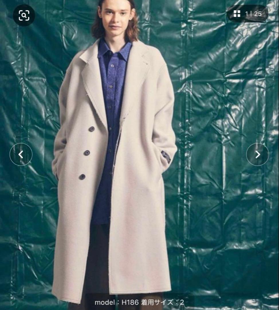 MAISON SPECIAL SUPER140s チェスターコート 1