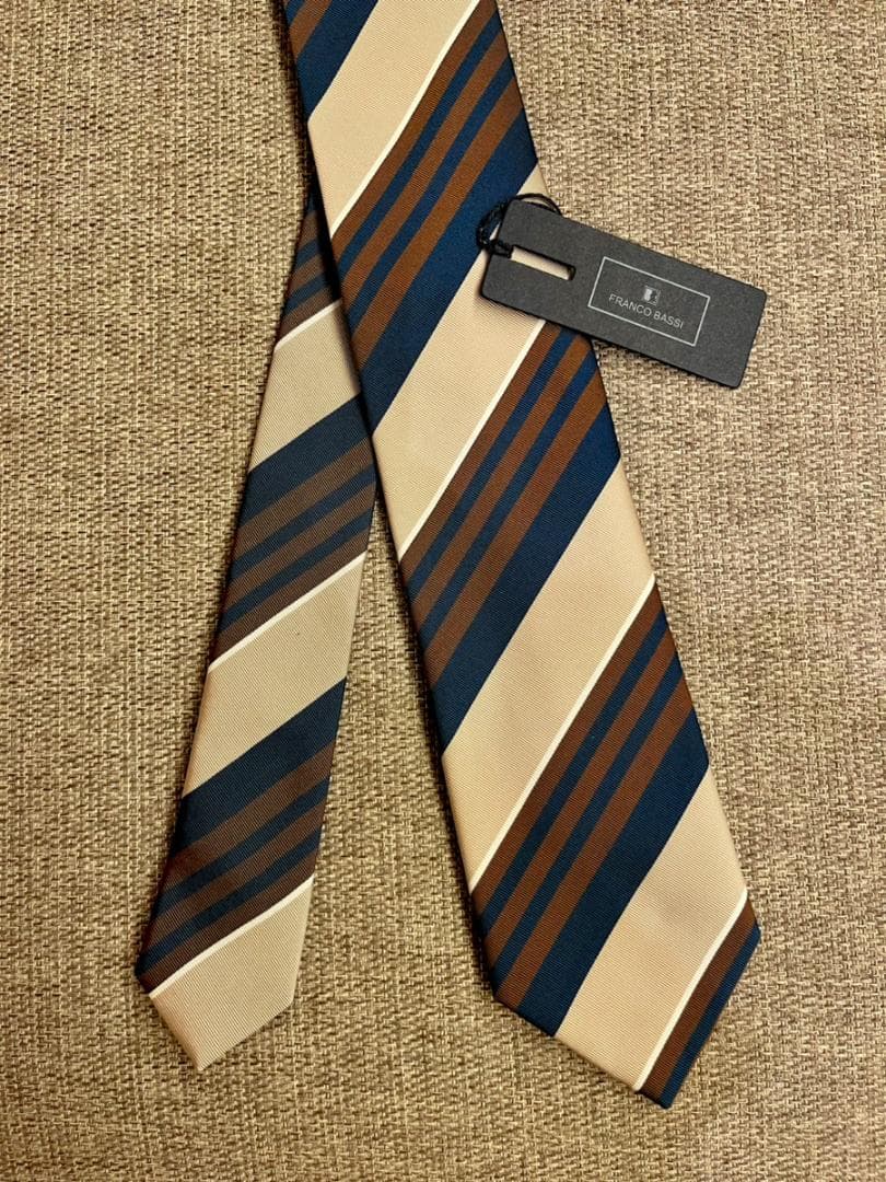 【フランコバッシ】シルク ジャガードタイ
