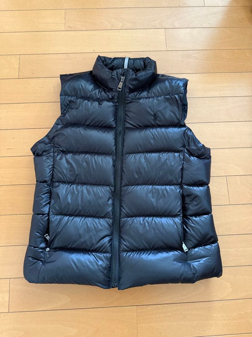 ポロ・ラルフ・ローレン ブラック ダウンベスト