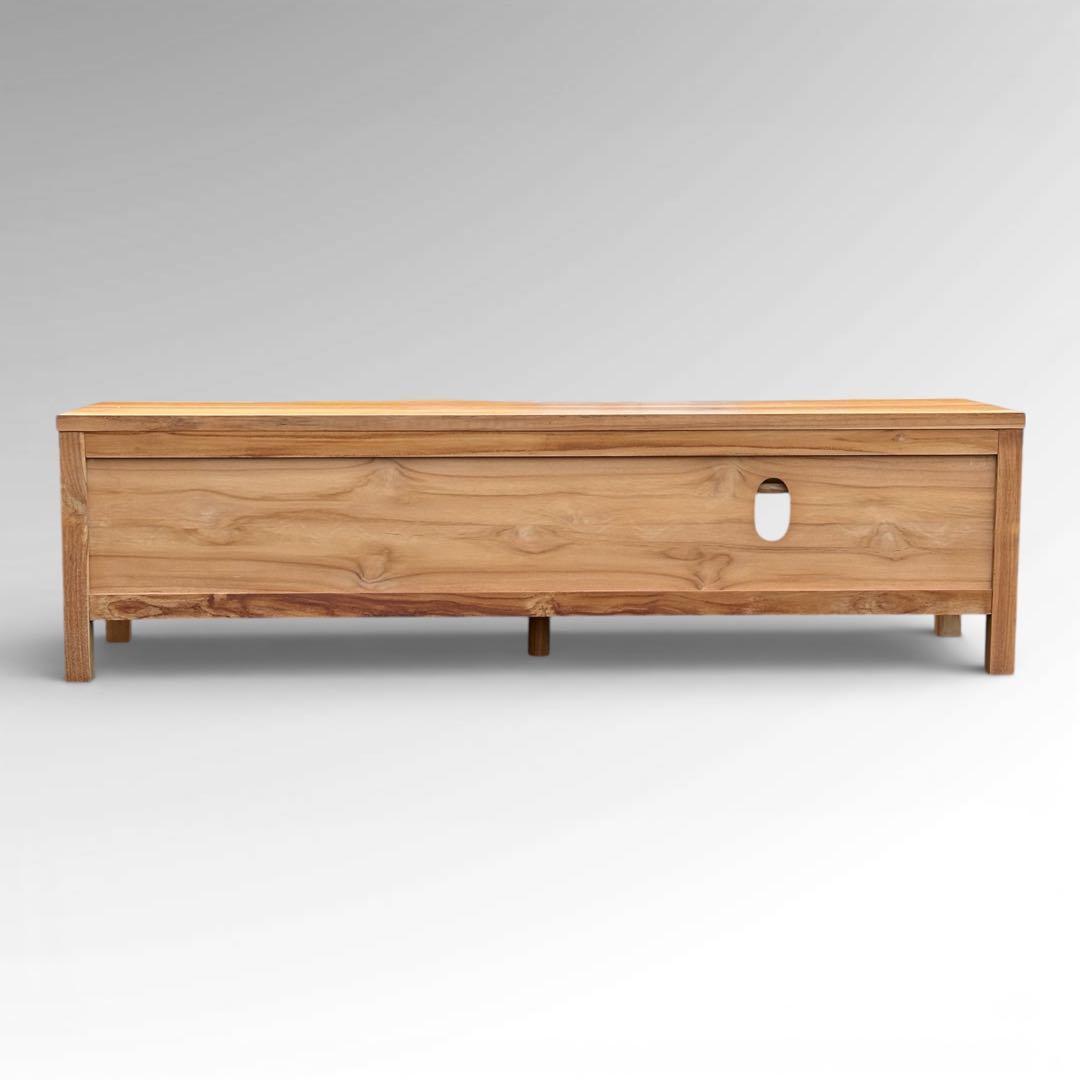 【週末セール】unico SOTO AVボード W1500 チーク無垢材 北欧風