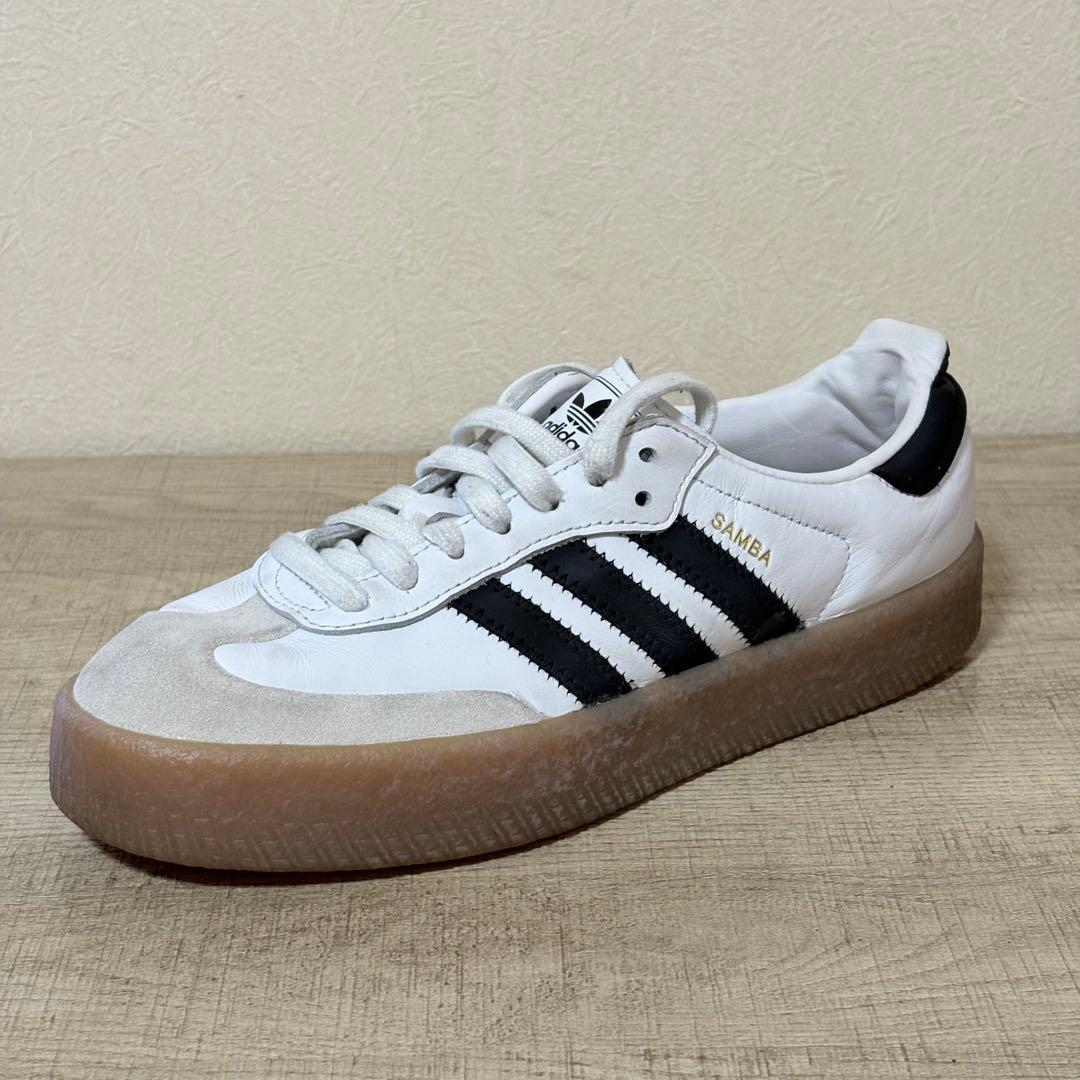 adidas originals SAMBA 24.5cm ホワイト ブラック