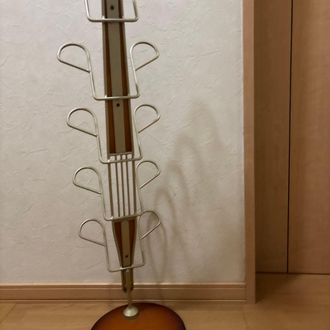 スリッパ立て　家具　楽器　ヤマハ　バイオリン、チェロ型スリッパラック 5足