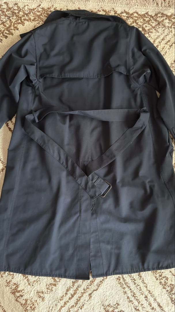 Barbour WHITLEYネイビー ダブル トレンチコート