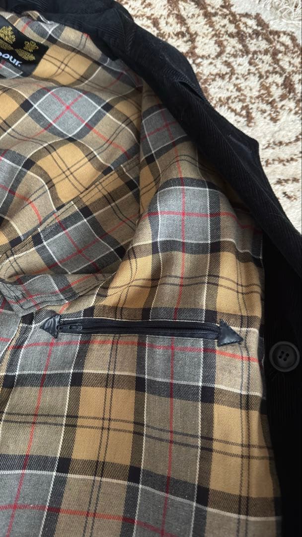 Barbour WHITLEYネイビー ダブル トレンチコート