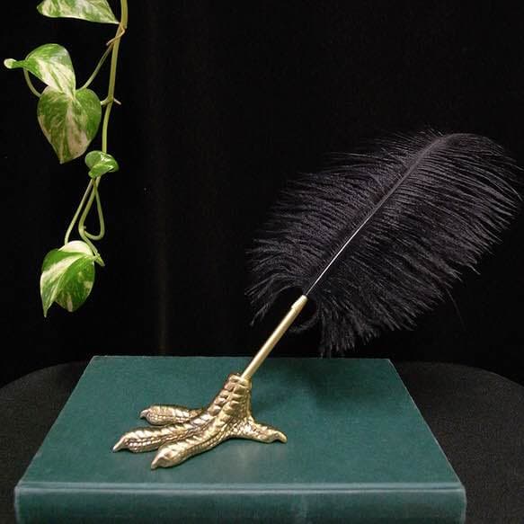 アンティーク調　真鍮ペン立て