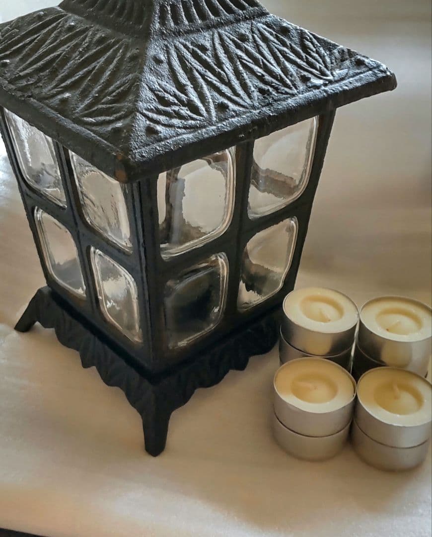鉄製アイアンキャンドル　ランタン　キャンドル11個