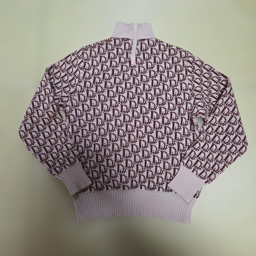 稀少 ミスディオール クリスチャンディオール トロッター 総柄 ニット レア