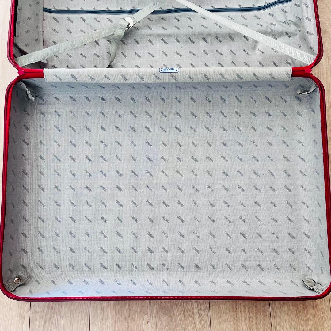 RIMOWA 82L サルサスーツケース2輪　レッド　貴重　廃盤品　軽量