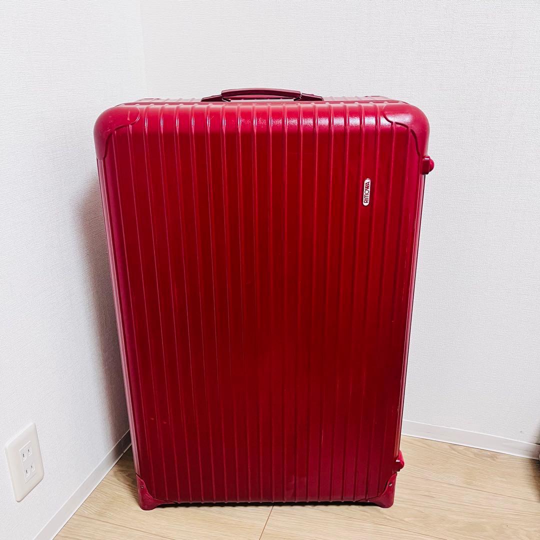 RIMOWA 82L サルサスーツケース2輪　レッド　貴重　廃盤品　軽量