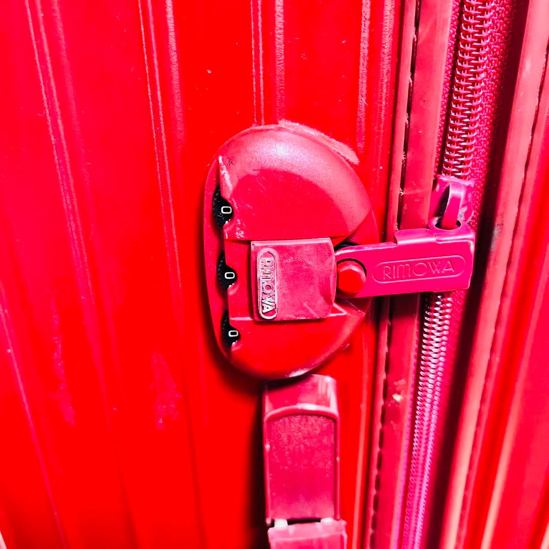 RIMOWA 82L サルサスーツケース2輪　レッド　貴重　廃盤品　軽量