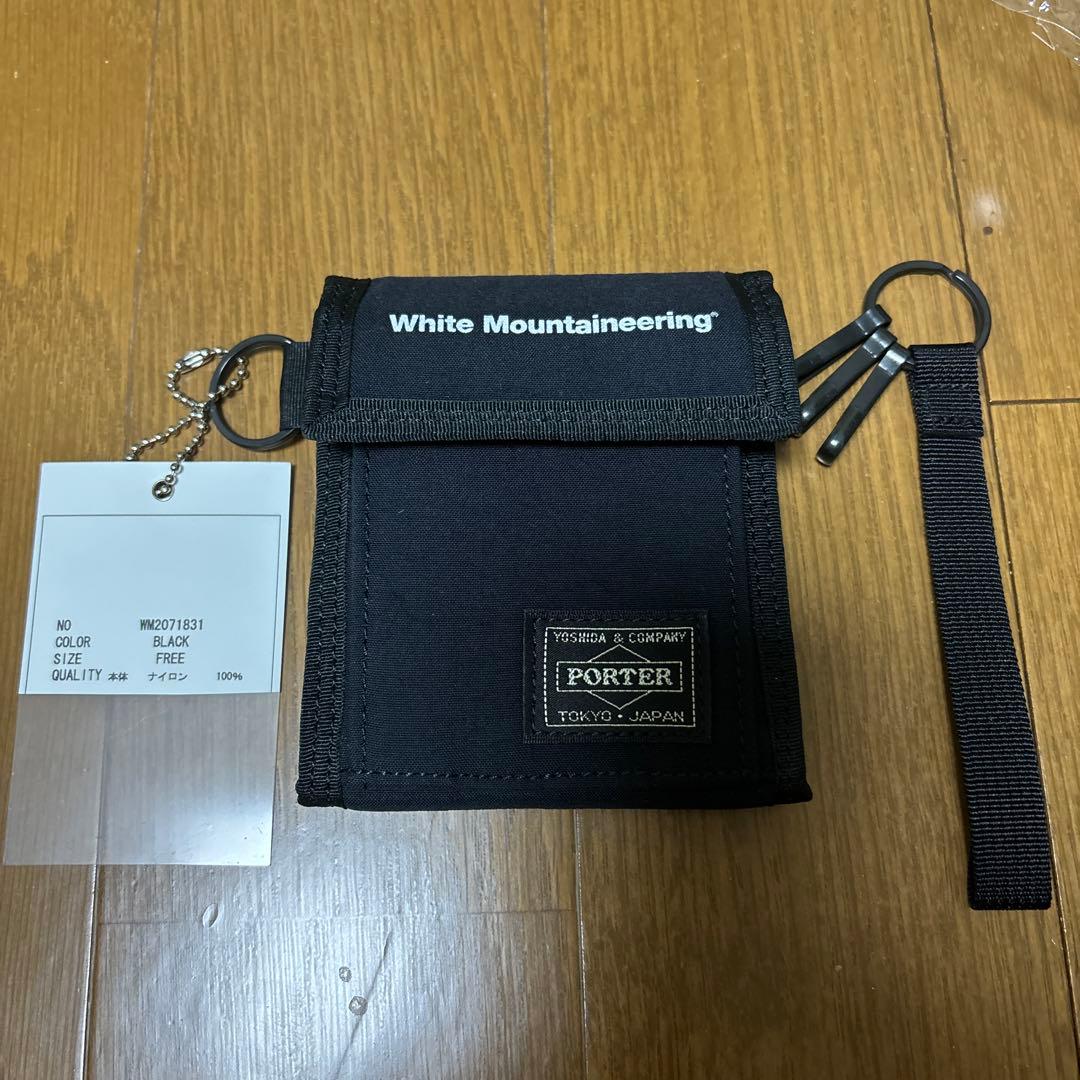 PORTERブラック二つ折り財布