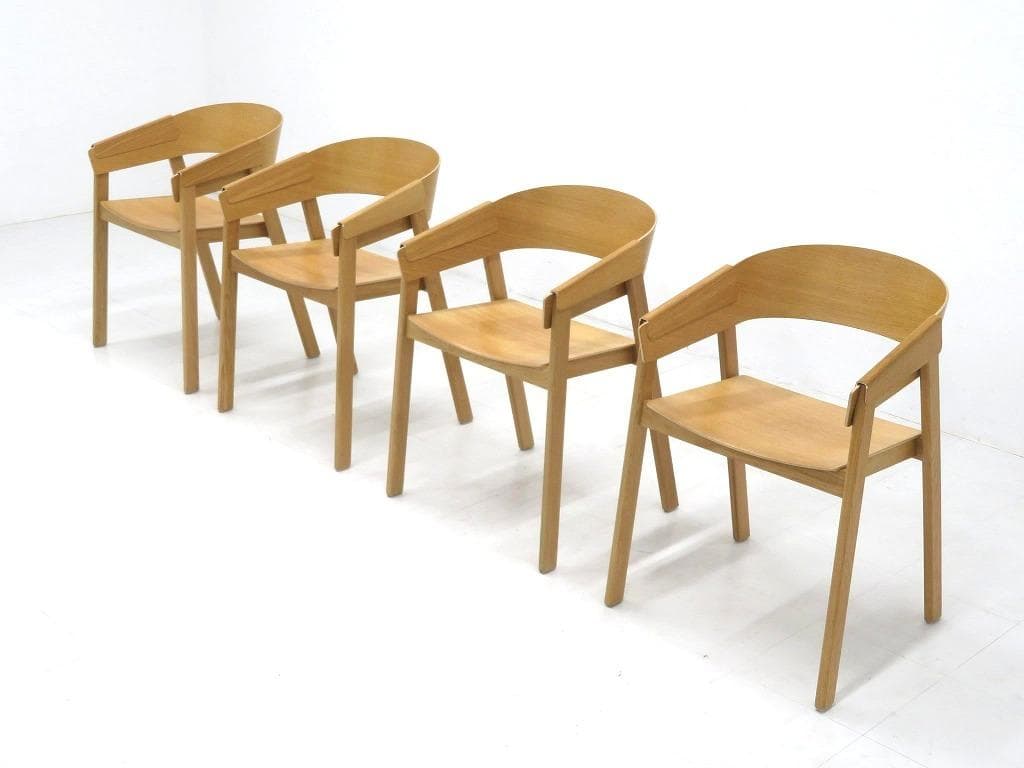 展示品　ムート　カバーチェア　4脚セット　デンマーク　北欧　　ダイニングチェア