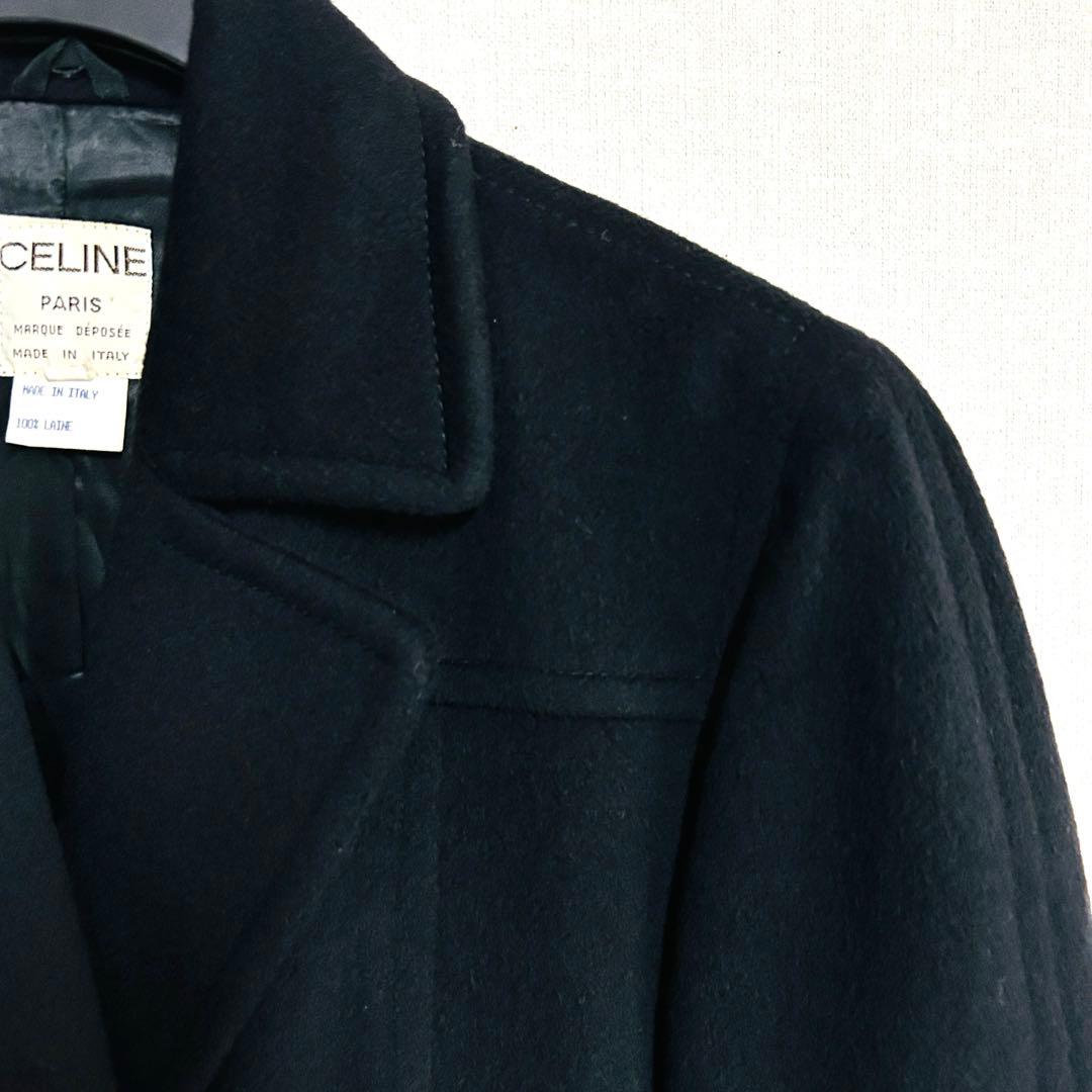 セリーヌ CELINE チェスターコート ロングコート オールドセリーヌ 黒