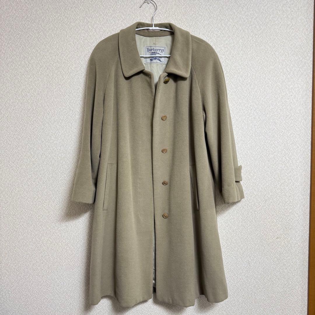 美品✨️ Burberry's ロングコート ステンカラーコート アンゴラ M