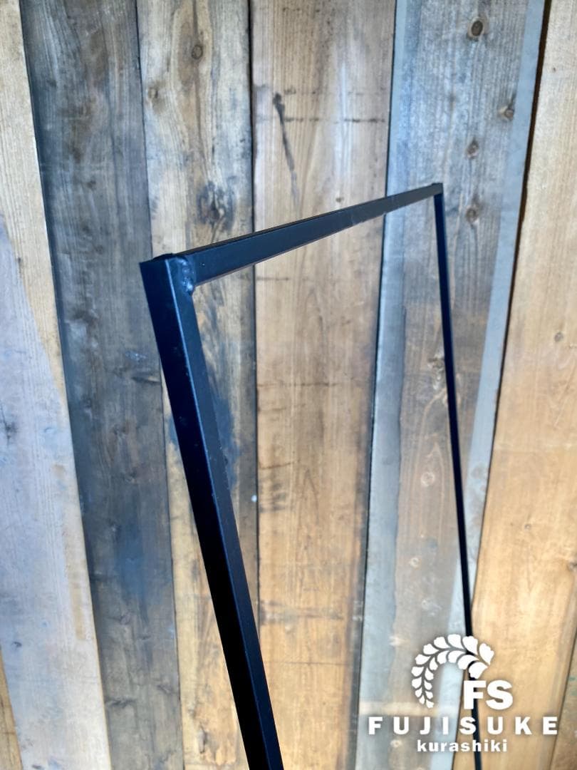 ◆アイアンハンガーラックL◆角鋼13mm　アンティーク　オーダー可能