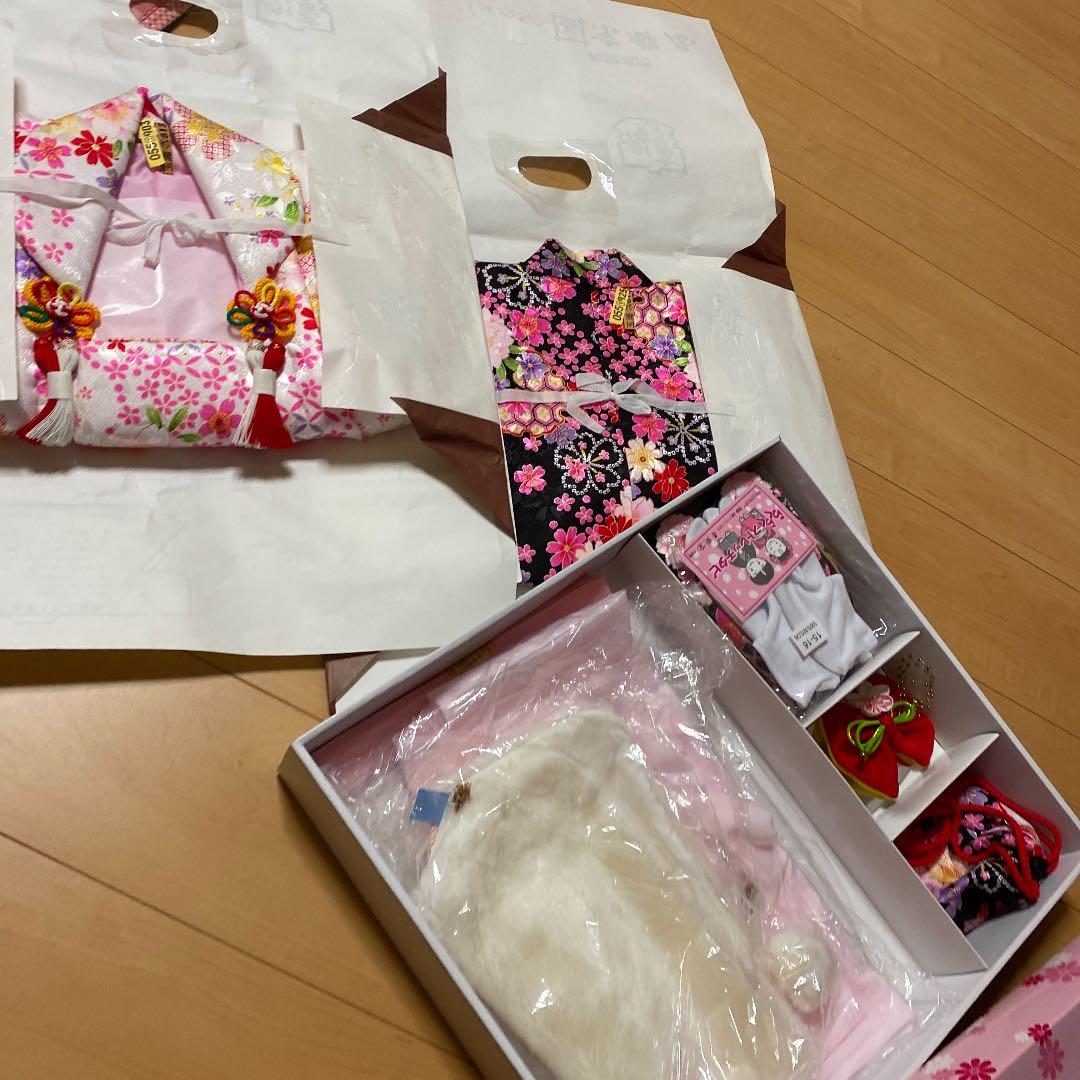 七五三着物3歳set 新品とクリーニング済　七五三前迄出品　週末値下げ