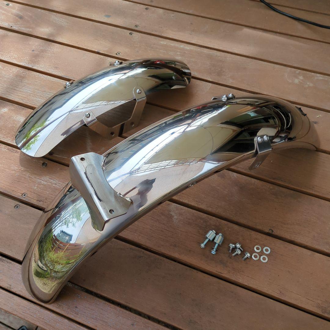 townさん専用250TRステンレスショートフェンダーフロントリアセットデイトナ