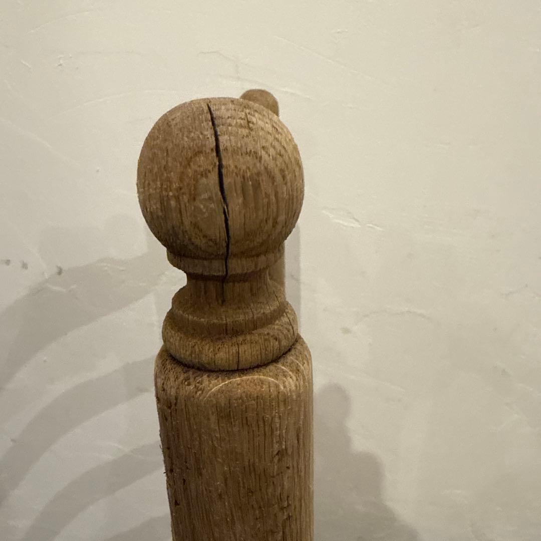 Saminaru様ダイニングチェア　カフェチェア　藁座面　剥離　3