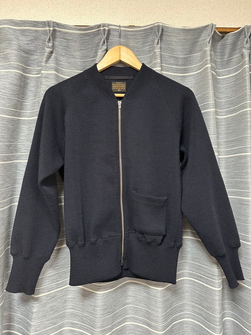 Buzz Rickson's Type C-2 カーディガン 36 ネイビー