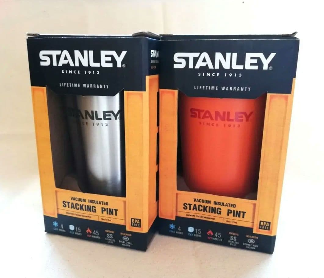 【未使用】希少！旧ロゴ☆スタンレー スタッキング真空パイント ２個セット