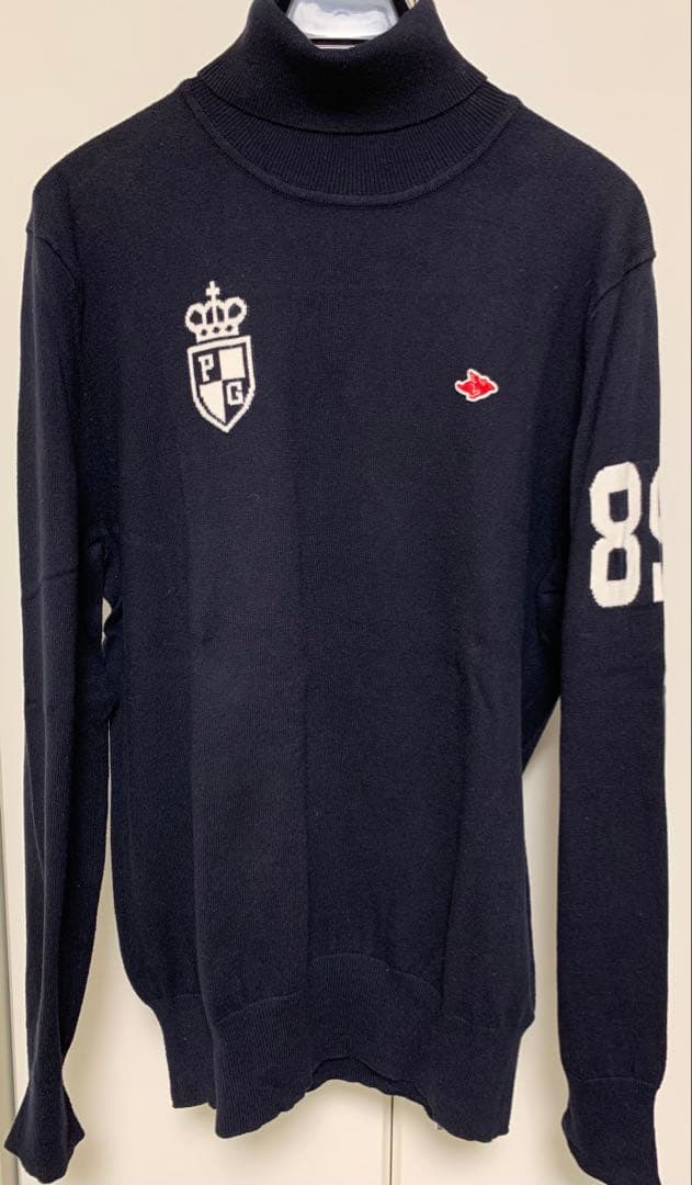 PEARLY GATES ネイビー タートルネック セーター サイズ4