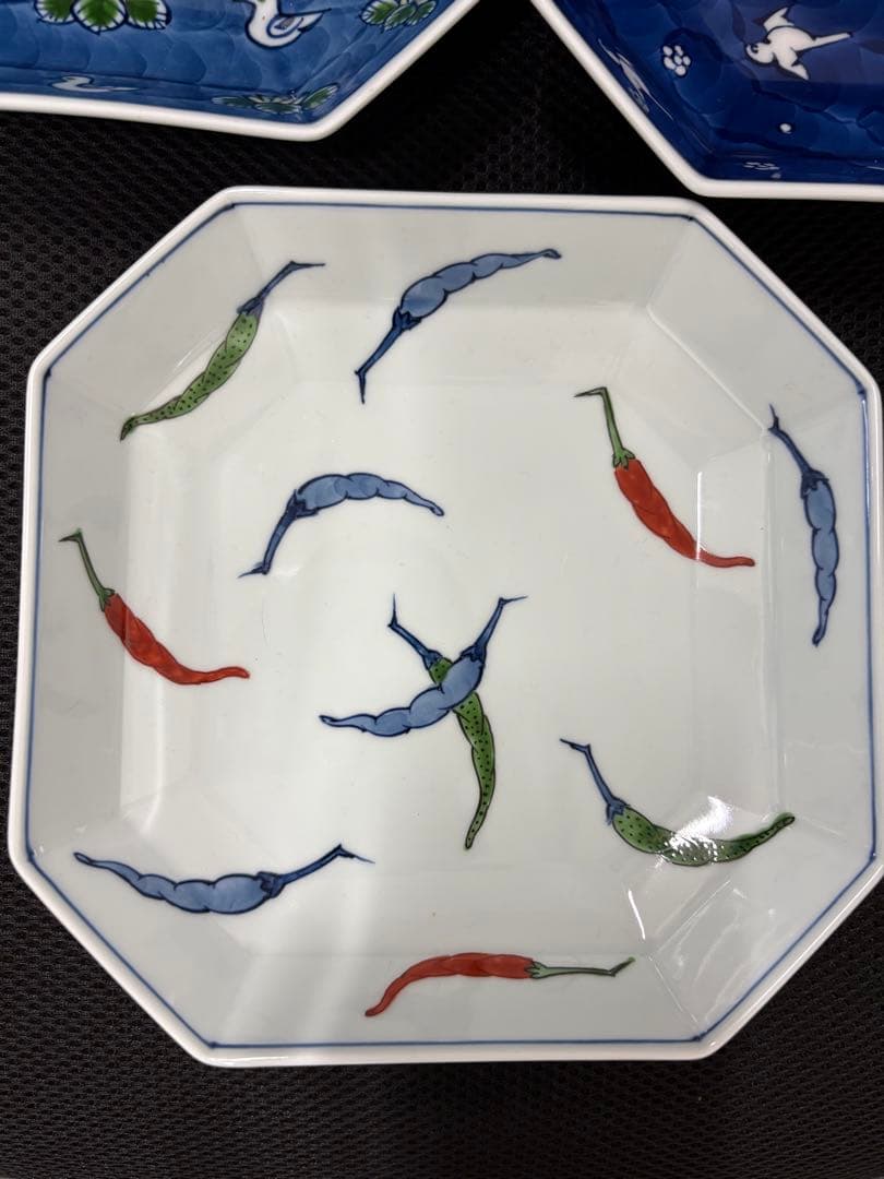 有田焼 源右衛門窯 角皿3点