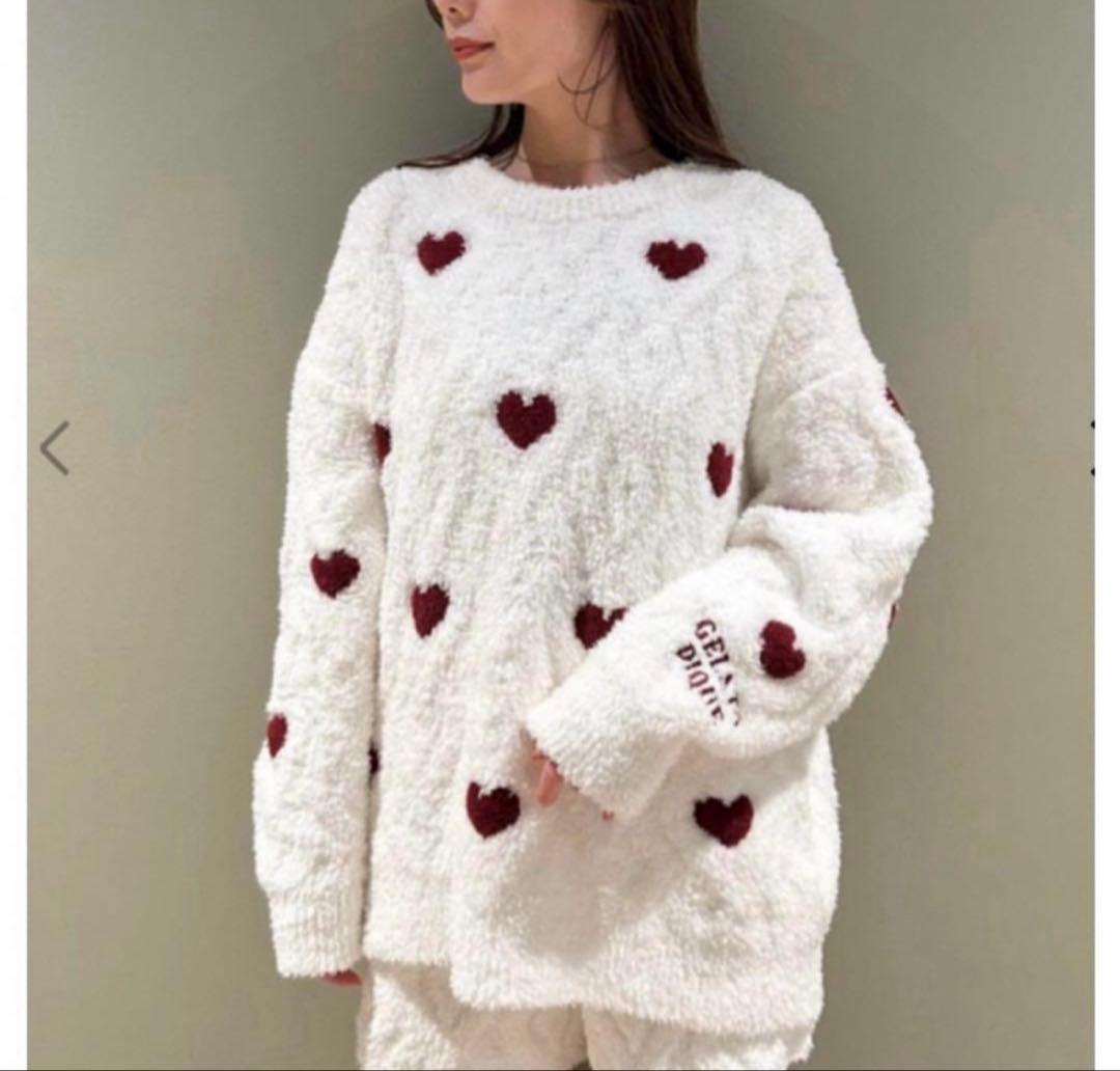 gelato pique ジェラートピケ ハートアラン 上下セット