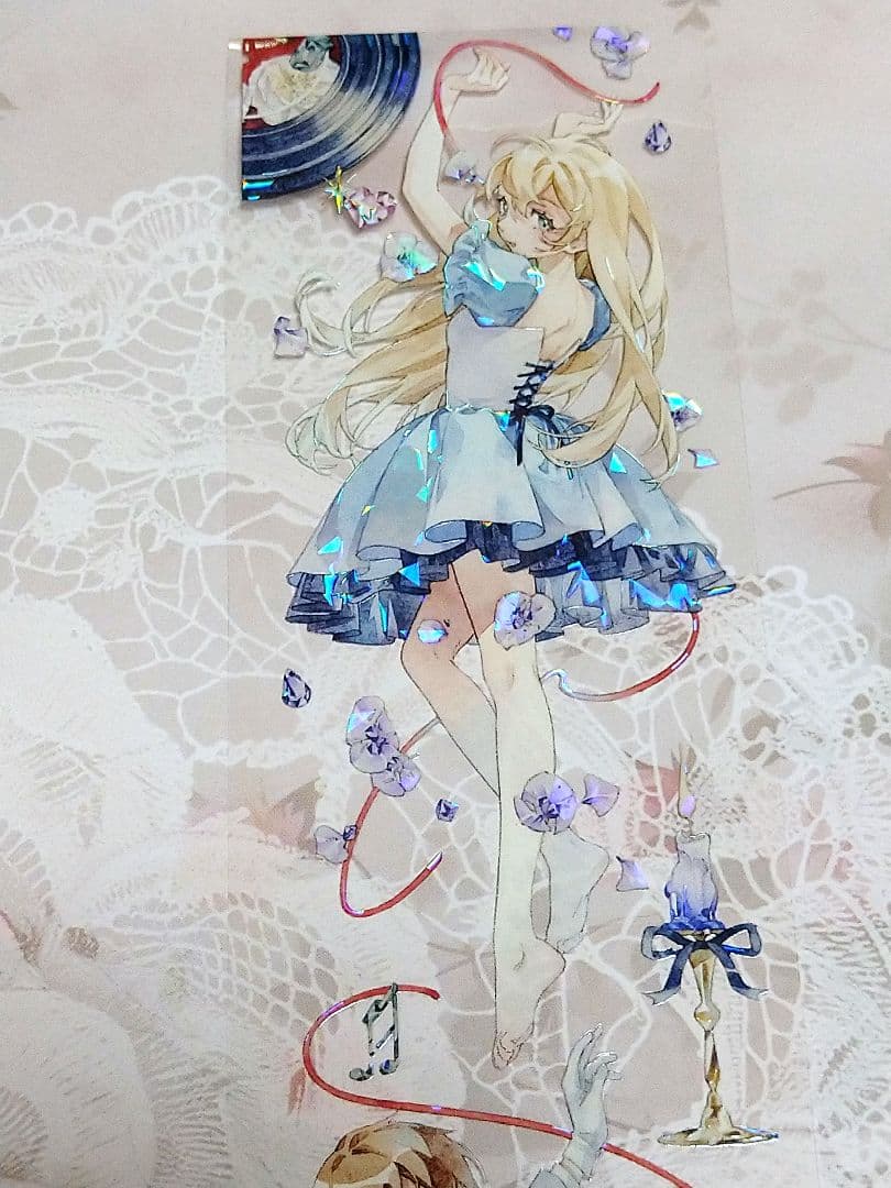 J1099＃盈步共舞(贝壳光)柠檬树切り売り海外人物マステ女の子