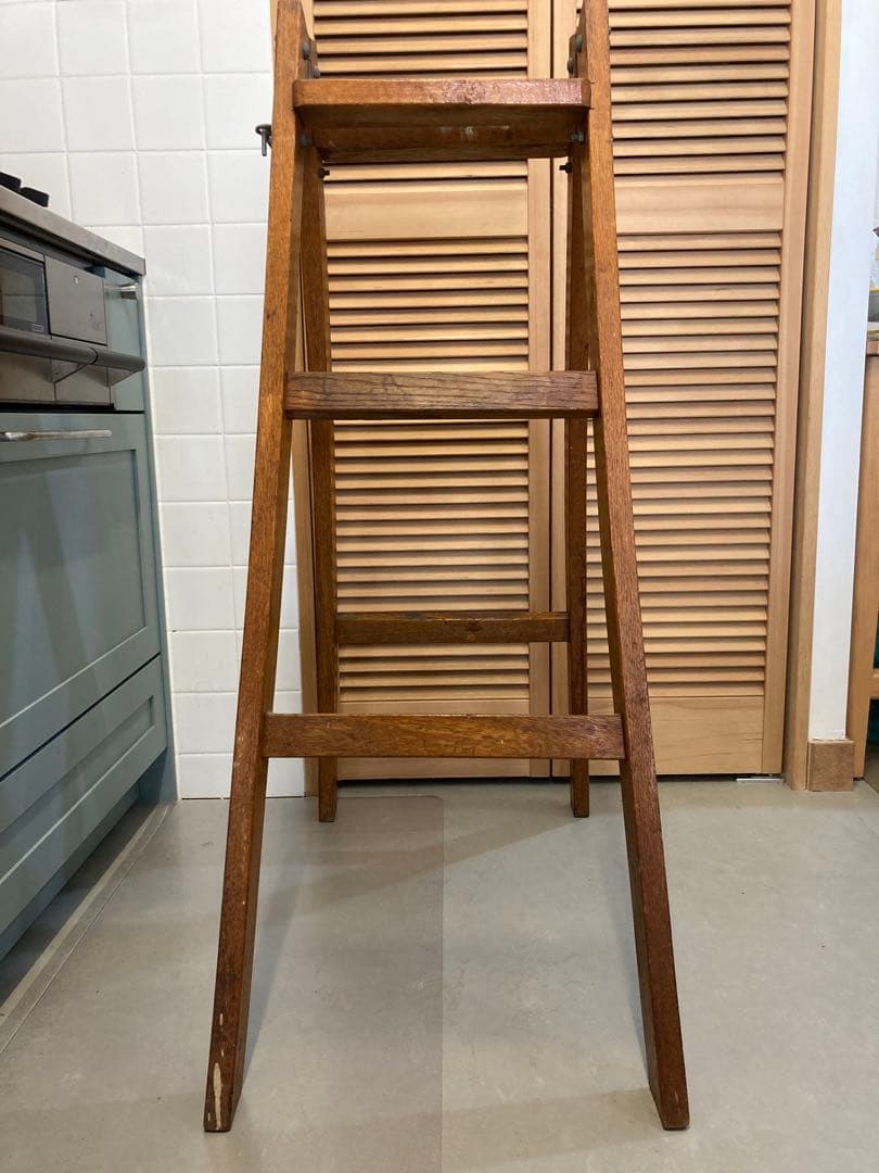 古道具　木製脚立