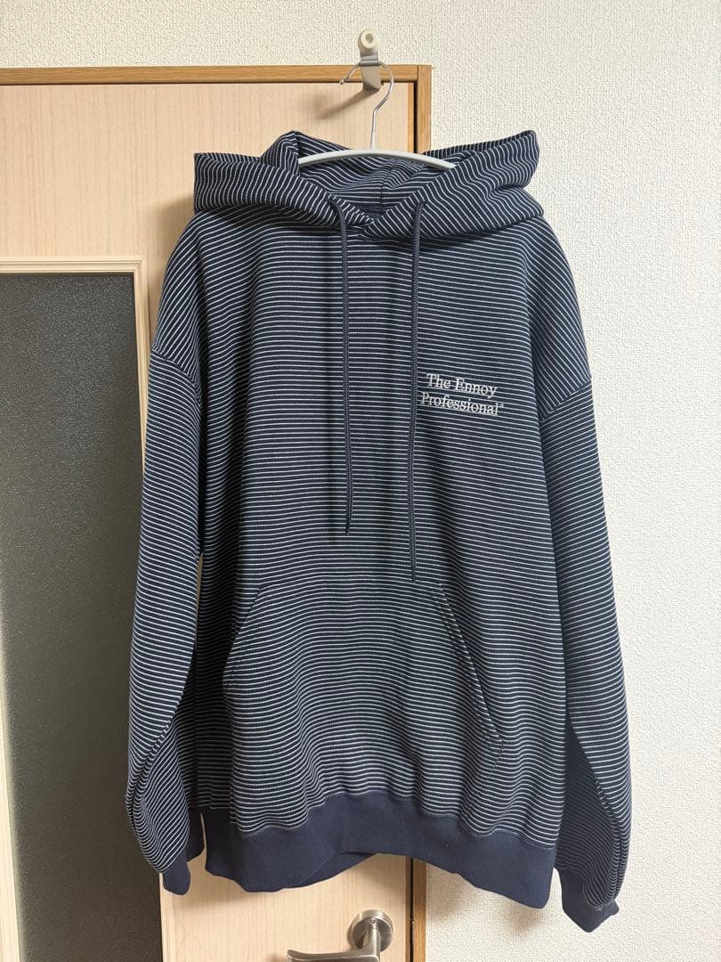 m*o様 【新品未使用】Ennoy BORDER HOODIE SWEAT XL
