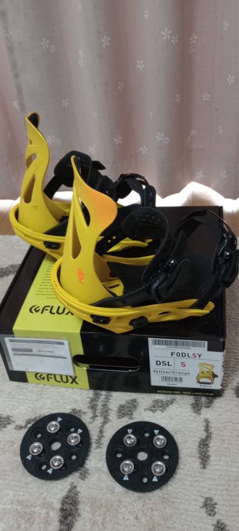ビンディング FLUX DSL Sサイズ 19-20モデル イエロー