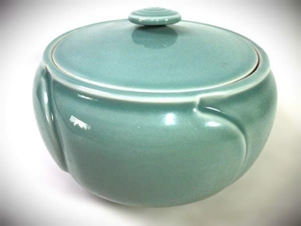 青磁 捻梅 水指「加藤藤山」京焼 清水焼 茶道具 共布 共箱