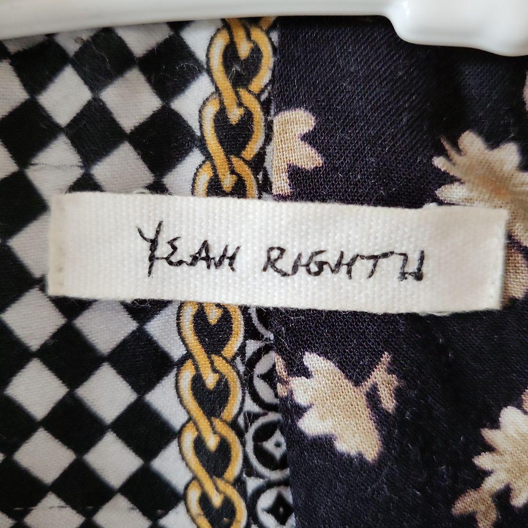 yeah light!!　ダブル　トレンチコート　スカーフ　リメイク