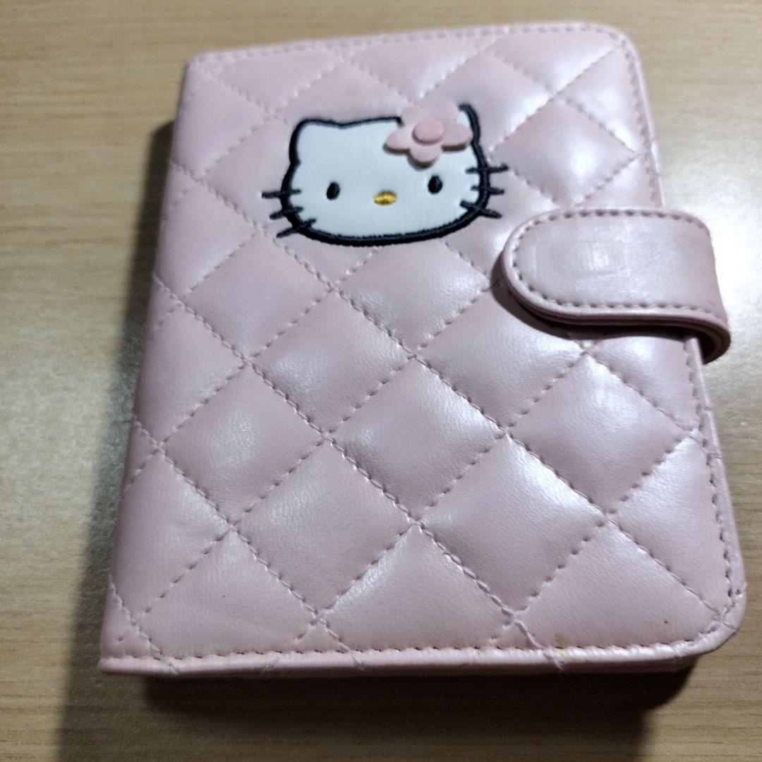 ハローキティ　キルティング 名刺入れ ピンク