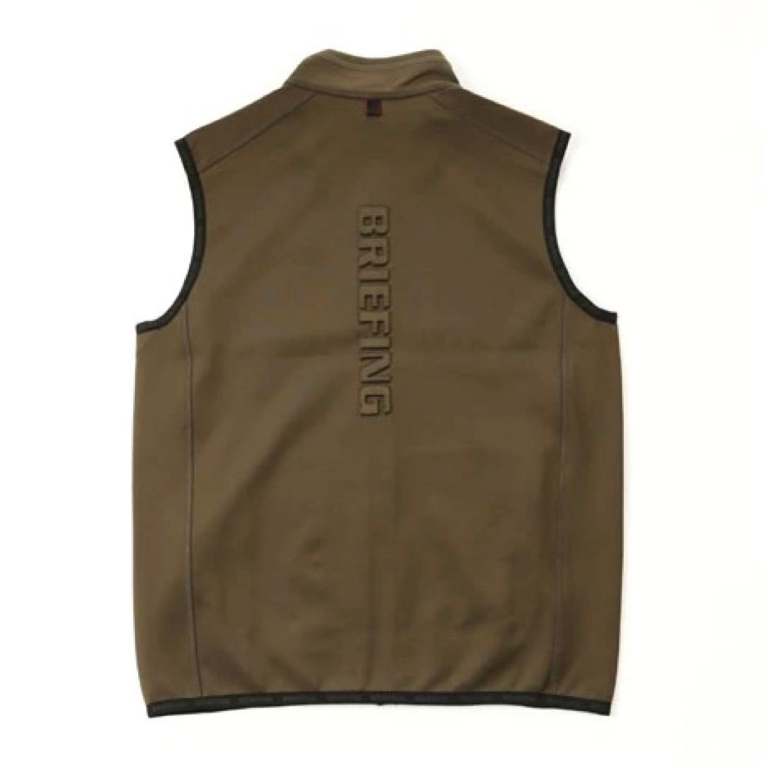 BRIEFING　正規品　MENS 3D LOGO VEST オリーブL