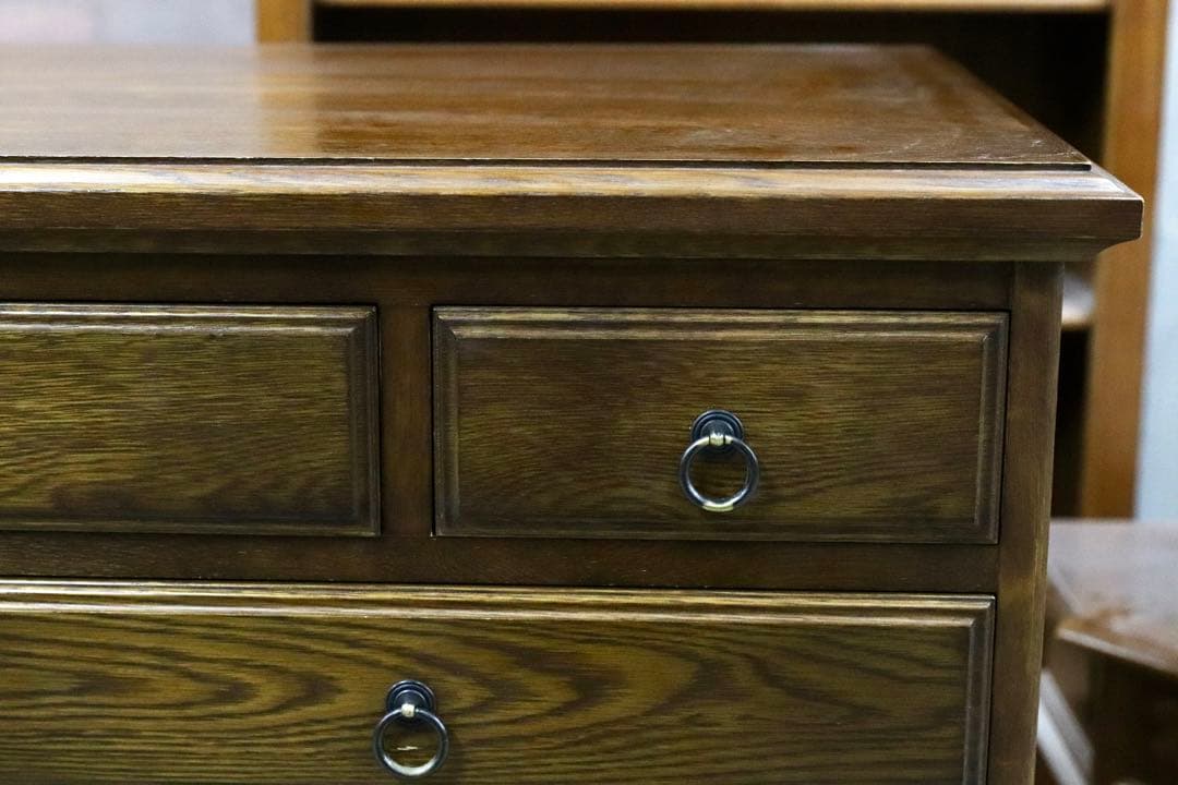 GMHF71○えぞ民芸家具 蝦夷民芸家具 EZO ハイチェスト 整理箪笥 収納家