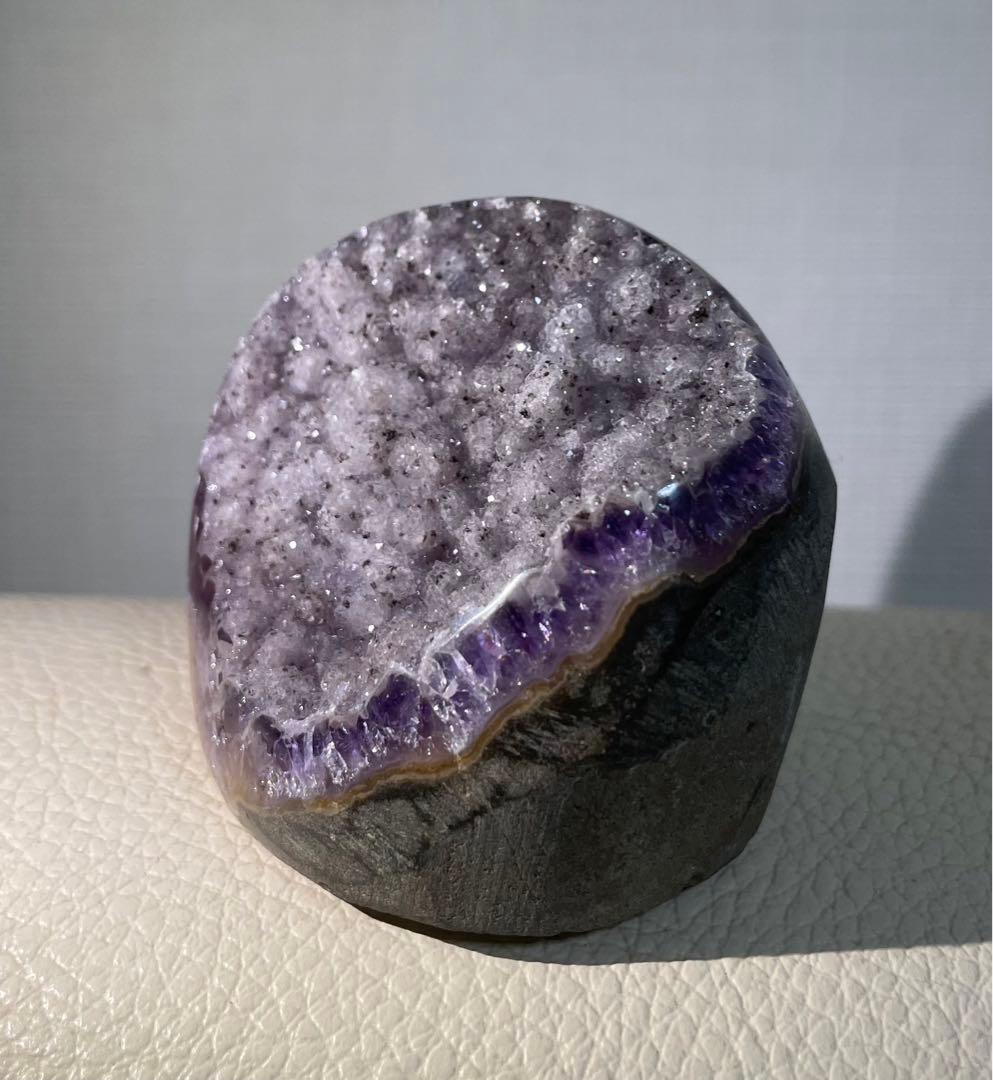 アメジスト ドゥルージー ミニドーム クリスタルクラスター 水晶 天然石 幸運