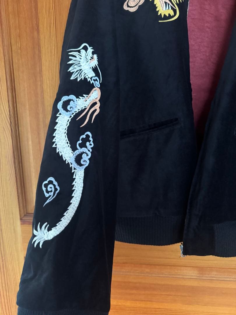 ミッションディストリクト　スカジャンL 黒