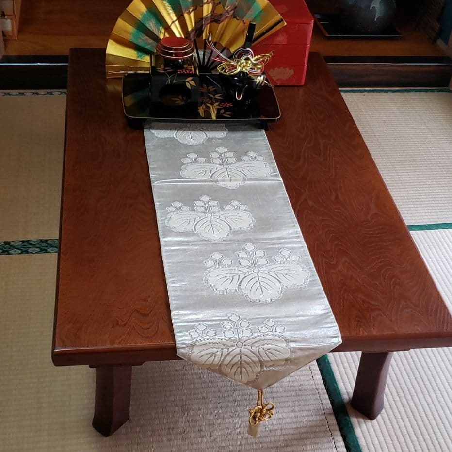 C507、値下‼️帯リメイク、インテリア、高級、豪華、テーブルセンター