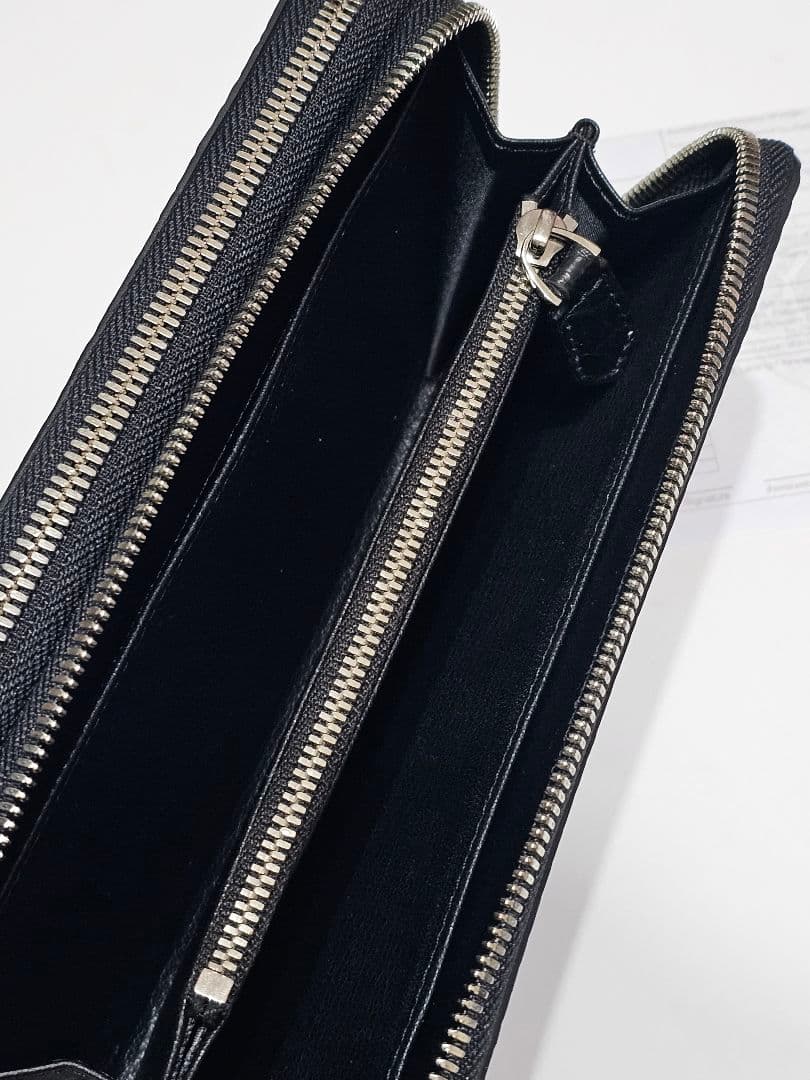 クロコダイル本革 長財布 ブラック 新品