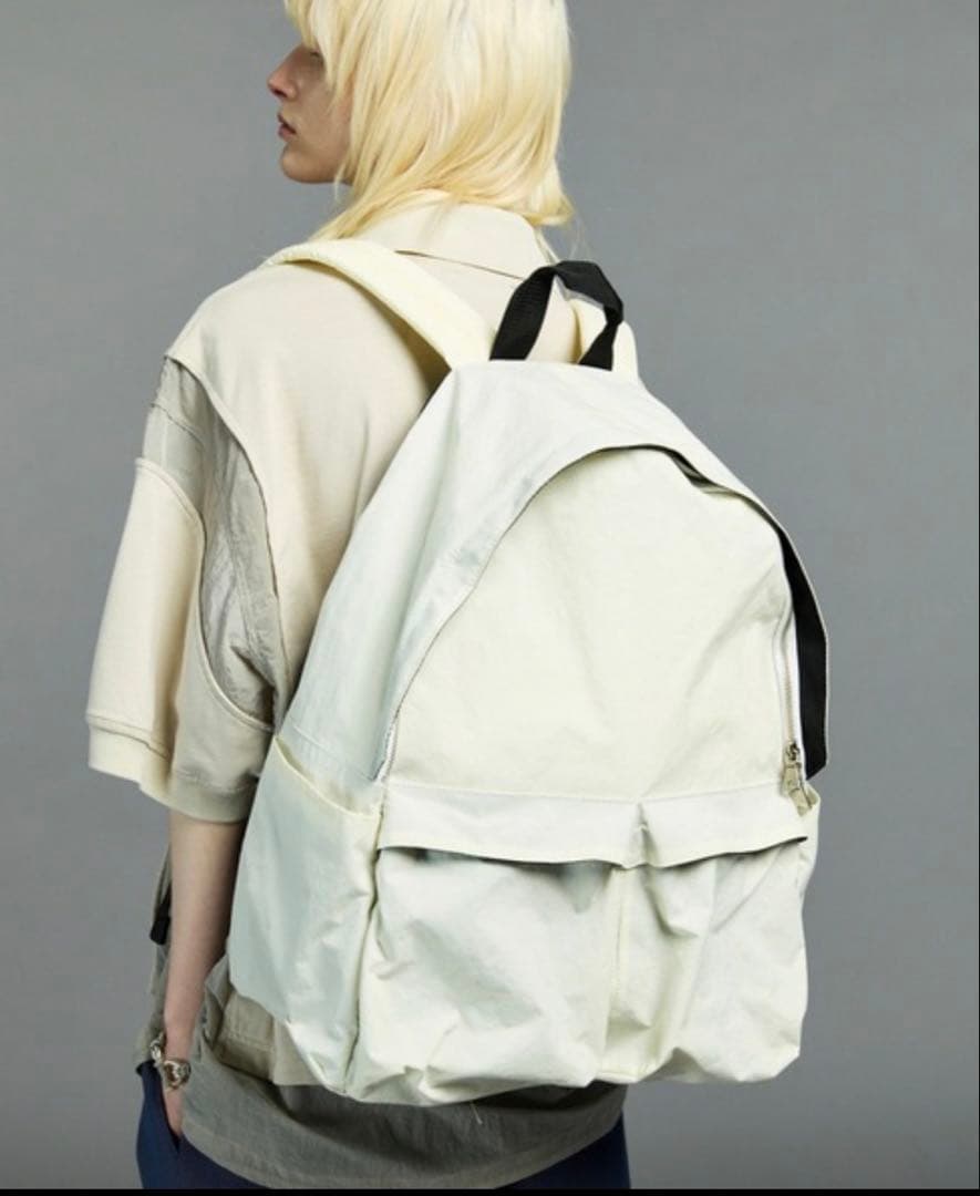 KONBU Nylon Backpack/MAISON SPECIAL 白