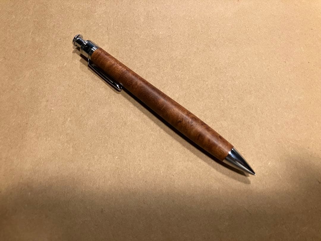 工房楔　特上花梨こぶ杢　シャーペン本体