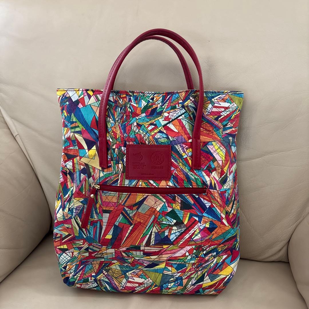 ラシット HERALBONY コラボリバーシブルトートバッグ　おりがみ