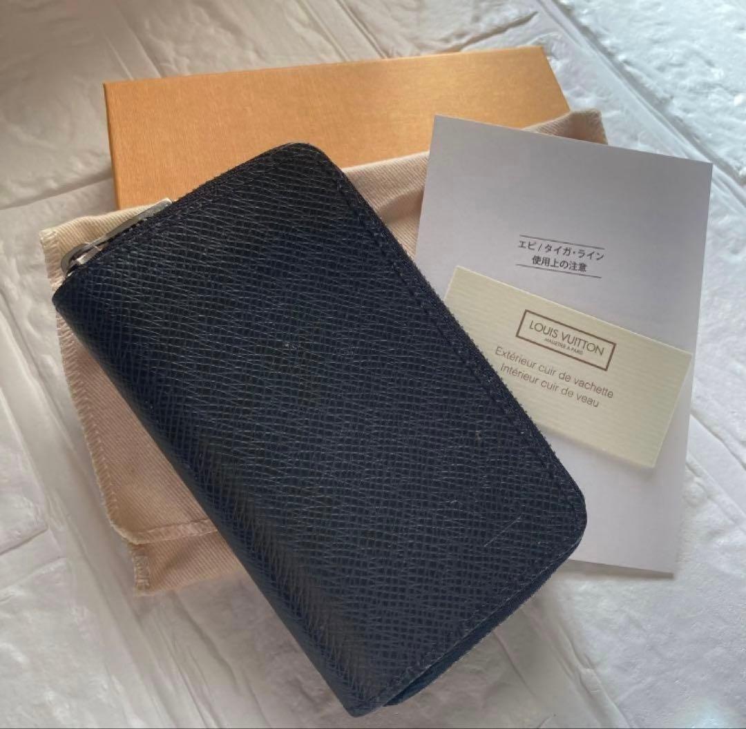 ルイヴィトン　タイガ　ジッピーパース　コンパクトウォレット　アルドワーズ